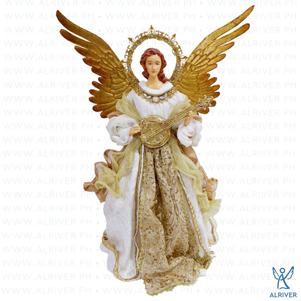 Beige Gold Christmas Angels