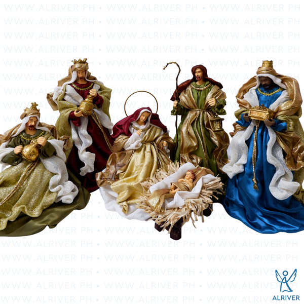 10" Gavino Nativity Set (set of 6), Multicolored
