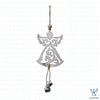 Angelique Metal Angel with Bell Dangle Ornament