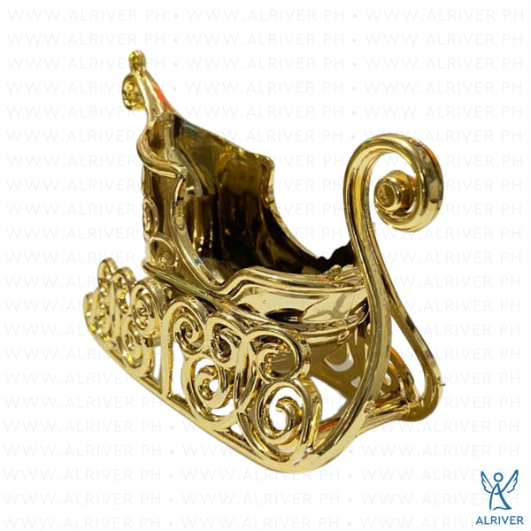 Claus Hanging Whimsical Sleigh Ornament