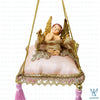 Mae Cherub Pink Gold Pillow Ornament