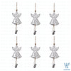 Angelique Metal Angel with Bell Dangle Ornament