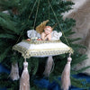 HARIEL CHERUB BEIGE PILLOW ORNAMENT