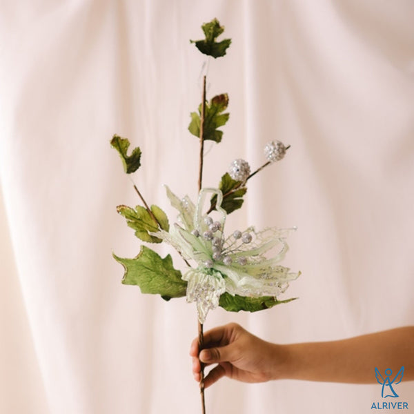Icy Green Christmas Long Stem Flowers