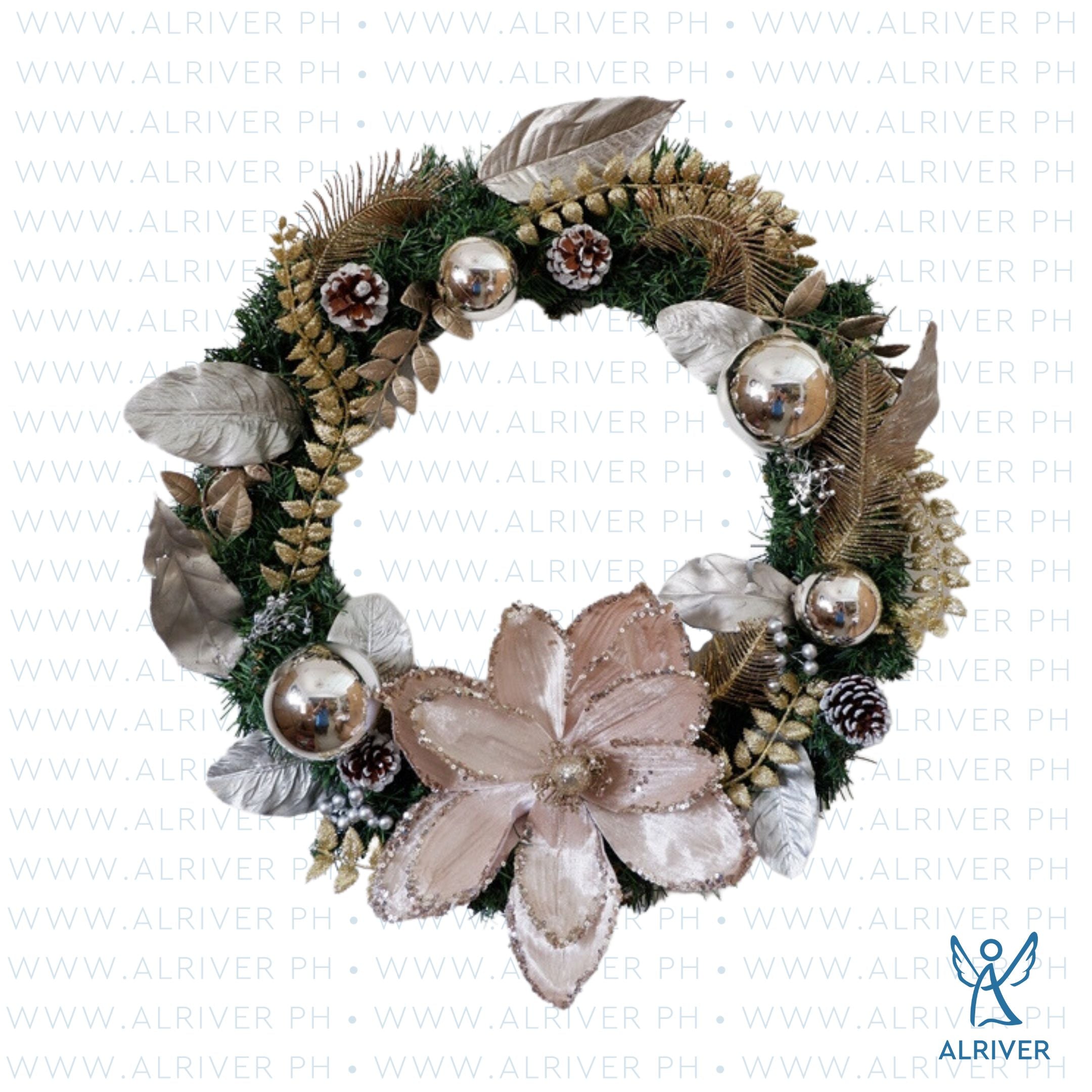 Laureen Floral Wreath (Medium 21