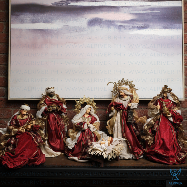 14" Christmas Love Nativity Set