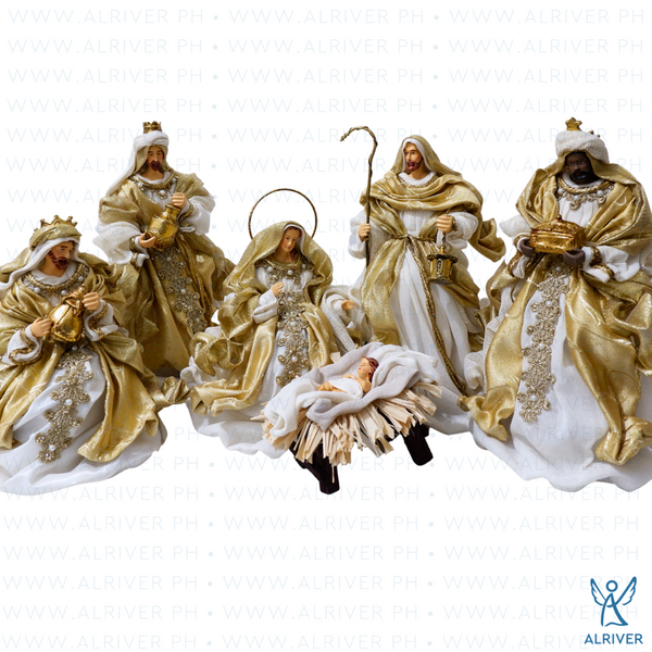 10" Amadeo Nativity Set (S/6), Gold
