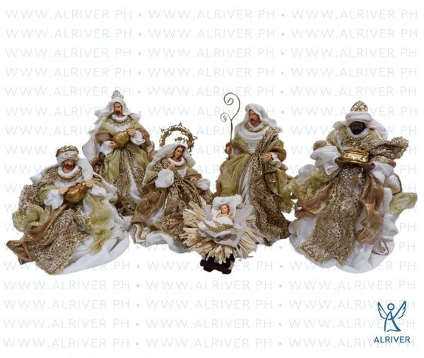 10" Luxurious Nativity Set