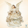 12" Perlas Standing Angel, Beige White
