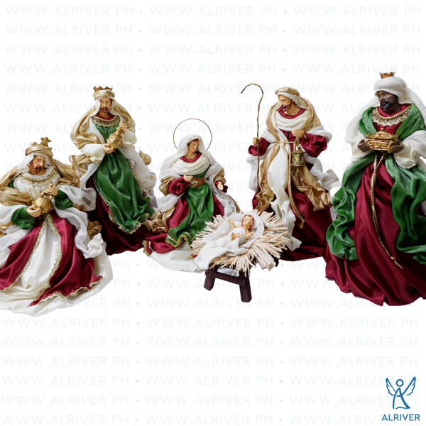 14" Christmas Bright Nativity Set