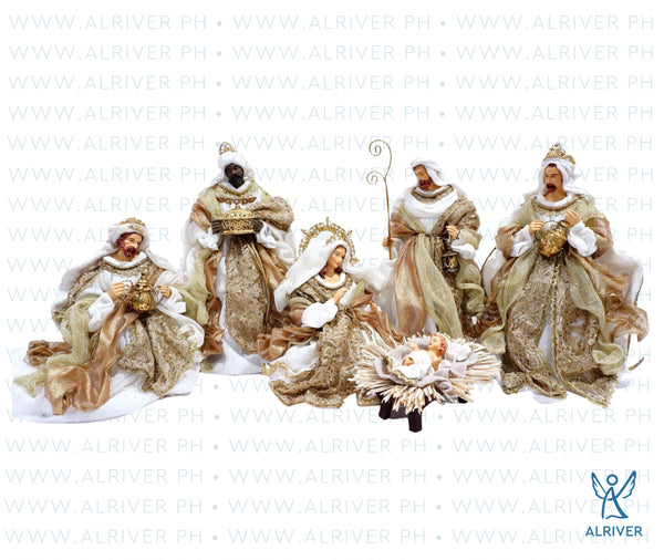 14" Luxurious Nativity Set