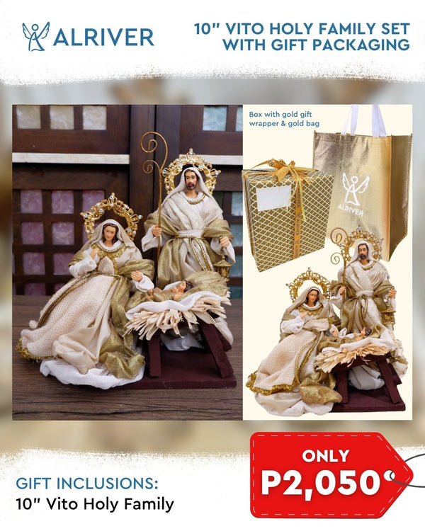 10" Vito Holy Family set  with Gift Packaging