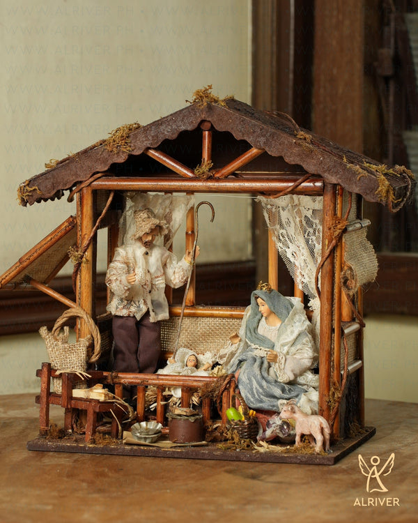 7" Pamana Holy Family Set with Bahay Kubo