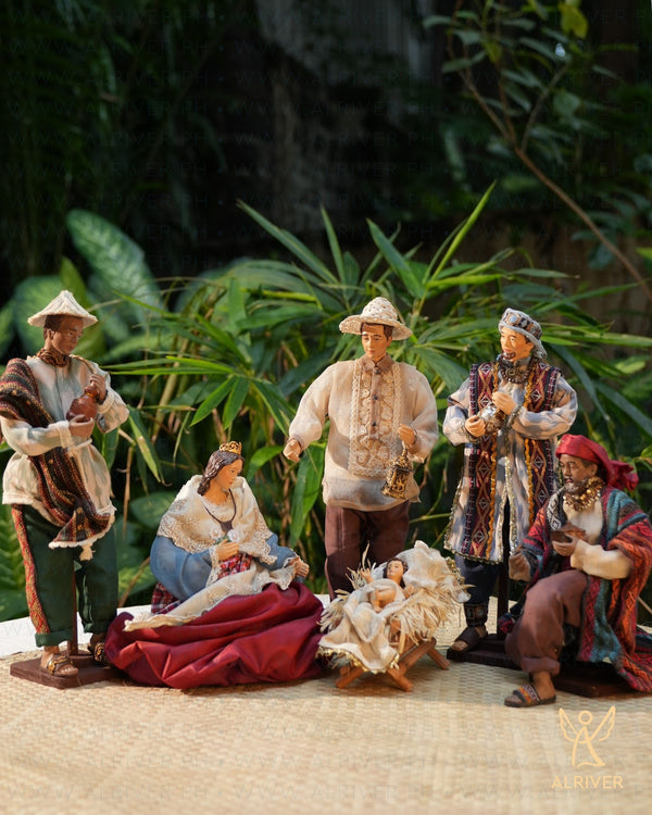 14" Pamana Nativity Set Display