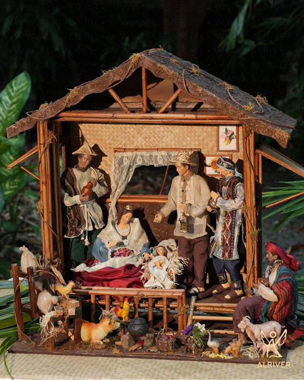 14" Pamana Nativity Set Display