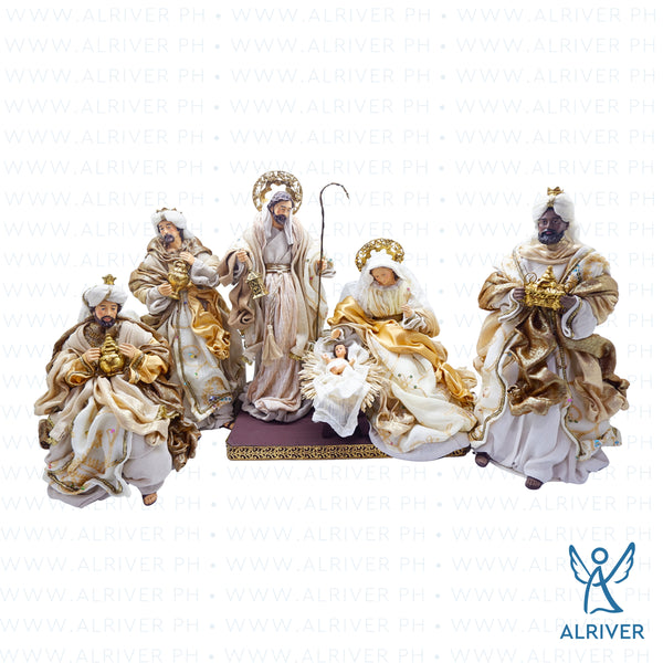 14" Luciana Nativity (Set of 6) Gold