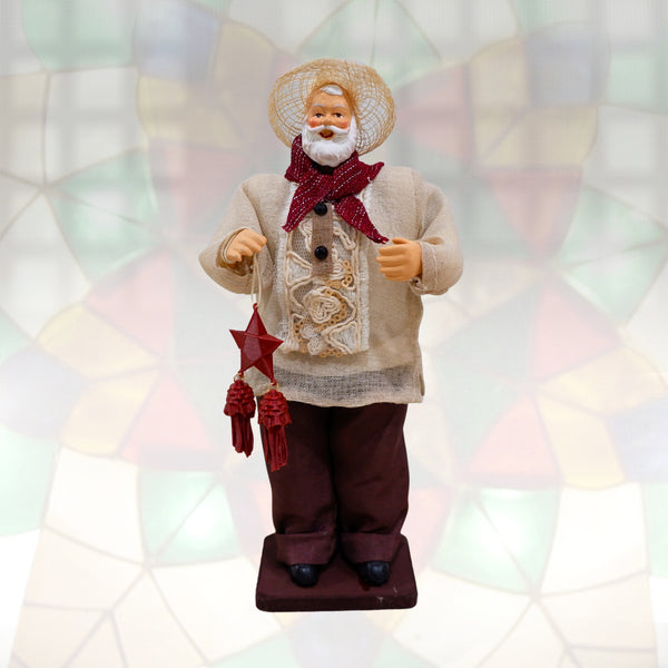 8" Pinoy Tito Santa with Parol