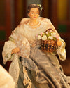 14" Charito Filipiniana Lady with Flower Basket and Pamaypay