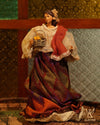 12" Nilda Filipiniana Lady with basket of fruits