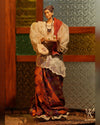 18" Gracia Filipiniana Lady with Bilao of fruits