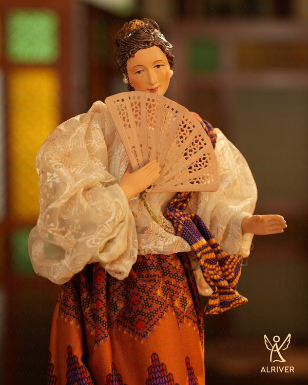 18" Mirasol Filipiniana Lady with Pamaypay