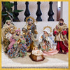 14.5" SANTIAGO NATIVTY SET (SET OF 6), MULTICOLORED