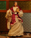 14" Kriselda Filipiniana Lady with Bible and Star Parol