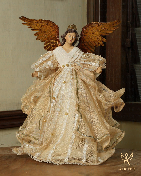 14" Celina Sinamay Standing Angel