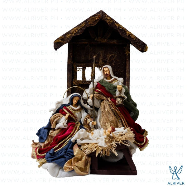 10" Alonso Holy Family on Base with House