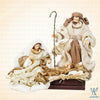 7" Julio Holy Family on Base, Solenn Beige Gold