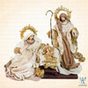 10" Diego Holy Family on Base, Mauve Pink