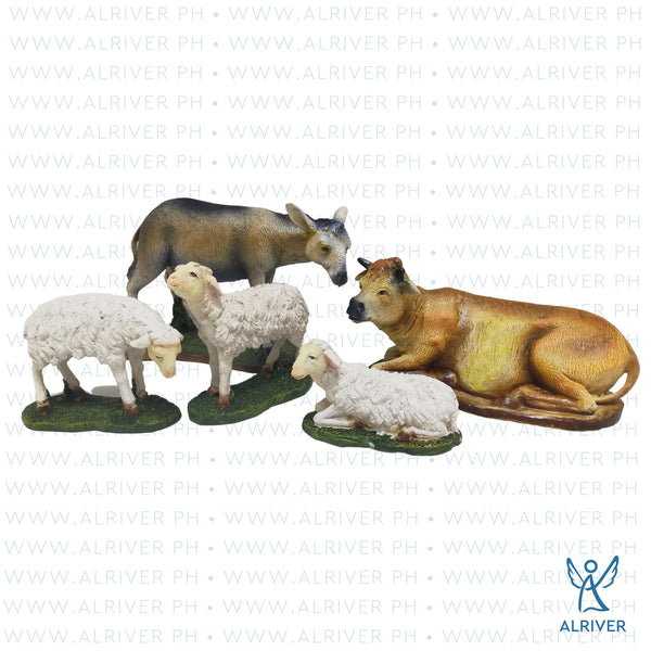 Animal Set for 10" Nativity Set (5 figures)