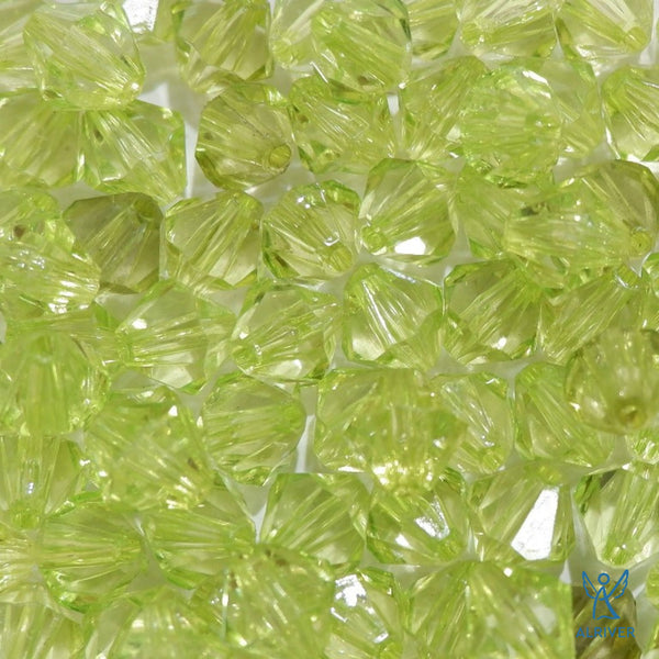 Avery Green Diamond Acrylic Beads