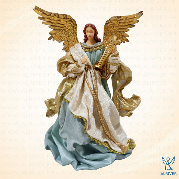 10" Briella Standing Angel, Blue