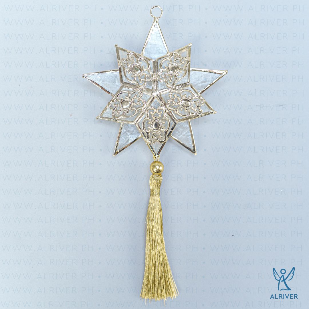 Parol with Tassel Capiz Ornament