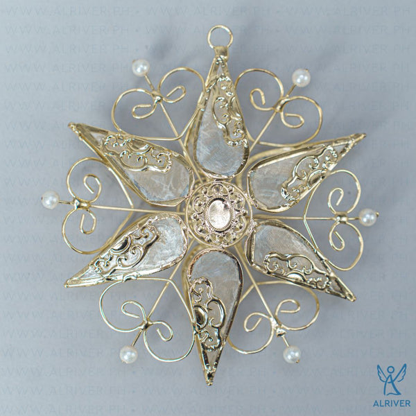 Parol with Pearl Capiz Ornament