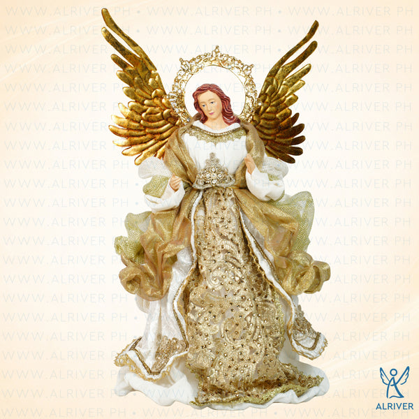 14" Cleo Standing Angel, Gold