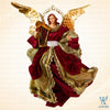 7" Daniella Flying Angel, Burgundy Gold