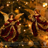 10" Diana Flying Angel, Burgundy Gold