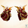 10" Diana Flying Angel, Burgundy Gold