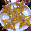 Yellow Star Capiz Ornament