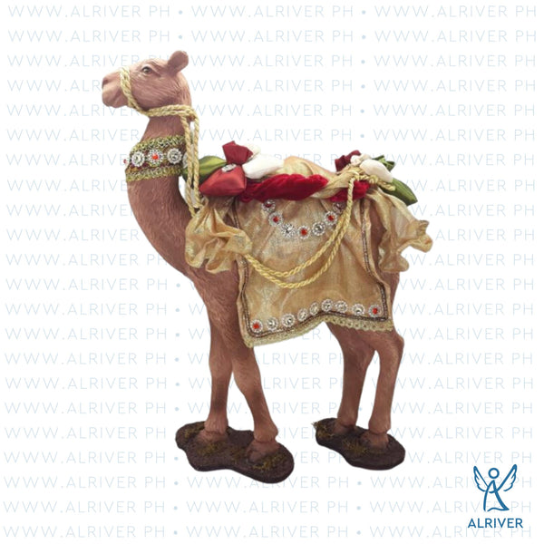 Dressed Standing Camel for 14" Nativity Set (Gold)