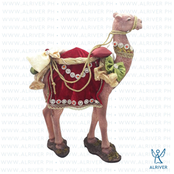 Dressed Standing Camel for 14" Nativity Set (Red)