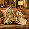 10" Emilio Holy Family on Base, Pastel Green Peach