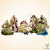10" Gavino Nativity Set of 6, Multicolored