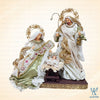 14" Giada Holy Family on Base, Green