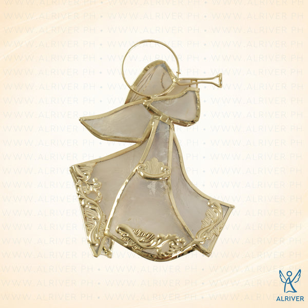 Grace Capiz Angel Table Top Ornament