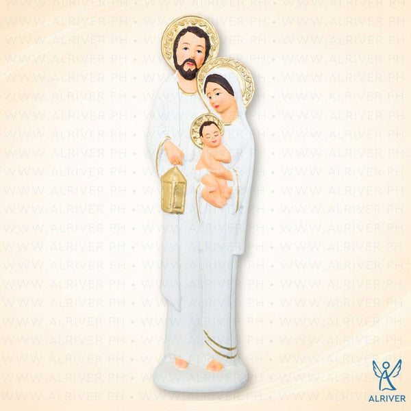 8" Holy Family Resin Figure, Beige