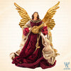 10" Hiraya Standing Angel, Burgundy Gold