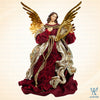 14" Hiraya Standing Angel, Burgundy Gold